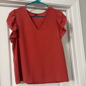 red shein top